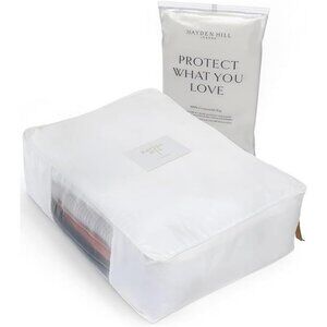 Organic Cotton Sweater Storage Bag Closet Organizer Cashmere Clothes Garment Cov